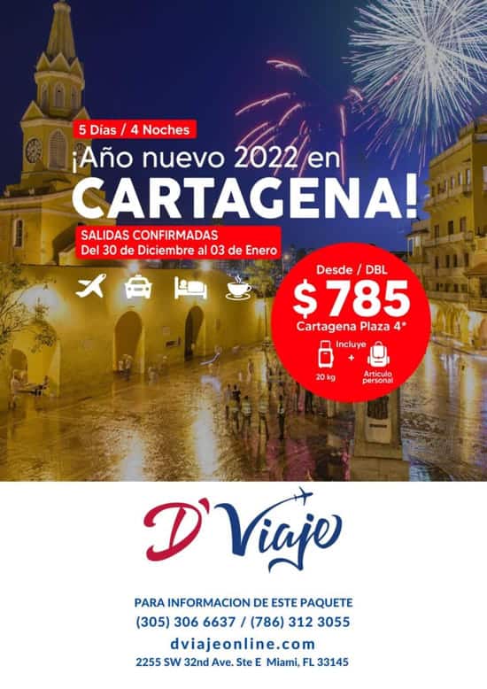 Oferta para Cartagena